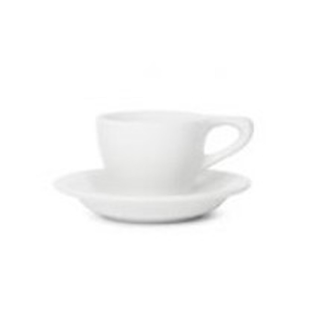 nN LN Espresso Cup&Saucer White<br>(ｴｽﾌﾟﾚｯｿ用ｶｯﾌﾟ& ｿｰｻｰ)3oz 6set