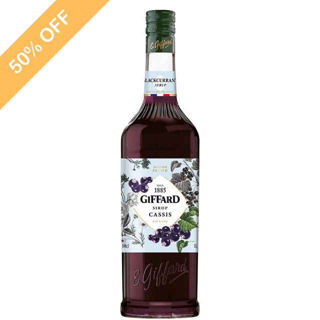 【50％オフ】ジファール  カシスシロップ  1000ML