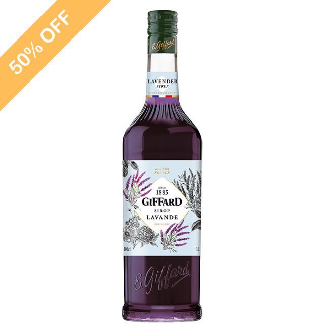 【50％オフ】ジファール  ラベンダーシロップ  1000ML