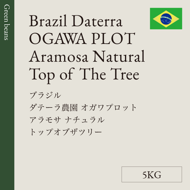 生豆 ブラジル ダテーラ農園<br> OGAWA PLOT アラモサ<br>ナチュラル<br>Top Of The Tree 5KG