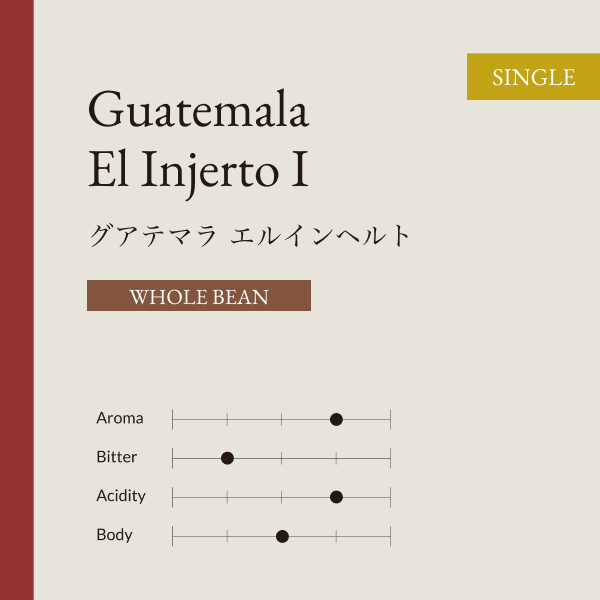 グアテマラ エルインヘルト ウノ 豆  300G