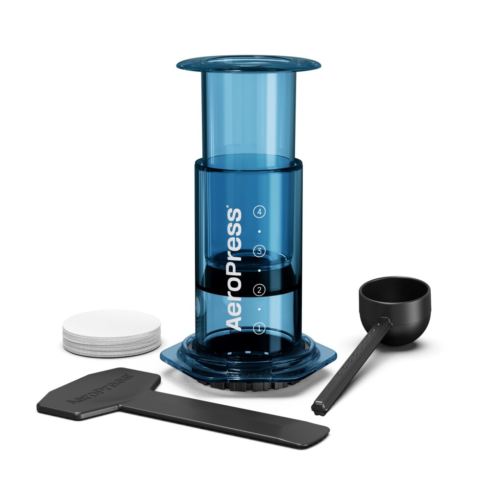 AeroPress Clear Colors Coffee Maker-Blue