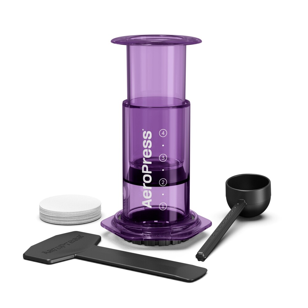 AeroPress Clear Colors Coffee Maker-Purple