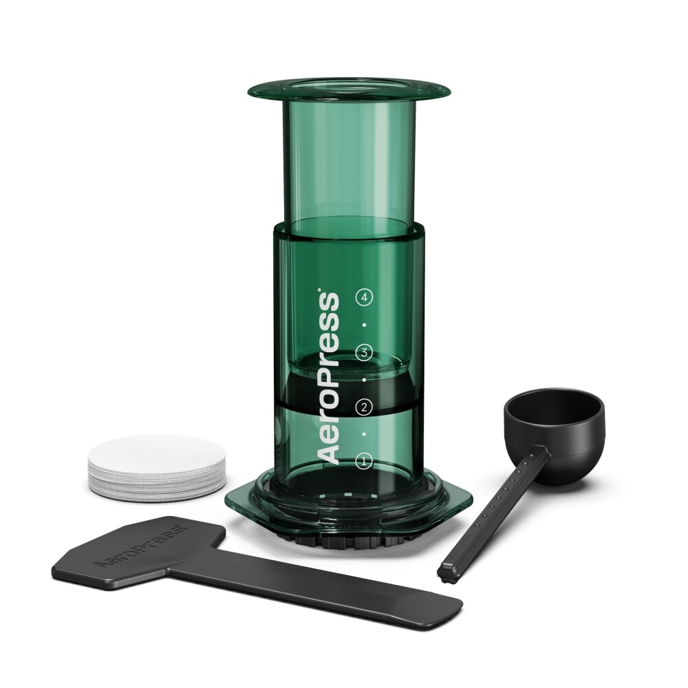 AeroPress Clear Colors Coffee Maker-Green