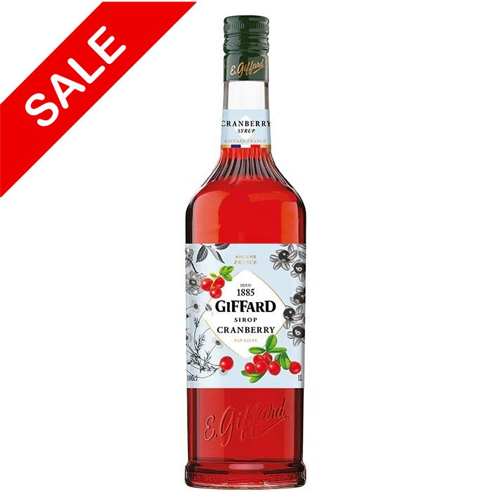 ジファール  クランベリーシロップ    1000ML