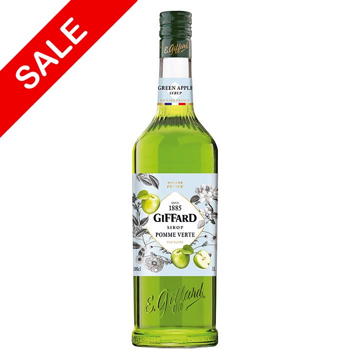 ジファール  グリーンアップルシロップ<br>1000ML